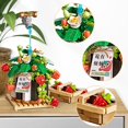 thumbnail image 3 of SKQIT Mini Building Blocks Bonsai Plant Model Set,Simulation Particle Flower Succulent Botanical Collection Construction Building Bricks Toy,Home Decor,13+(Strawberry), 3 of 7