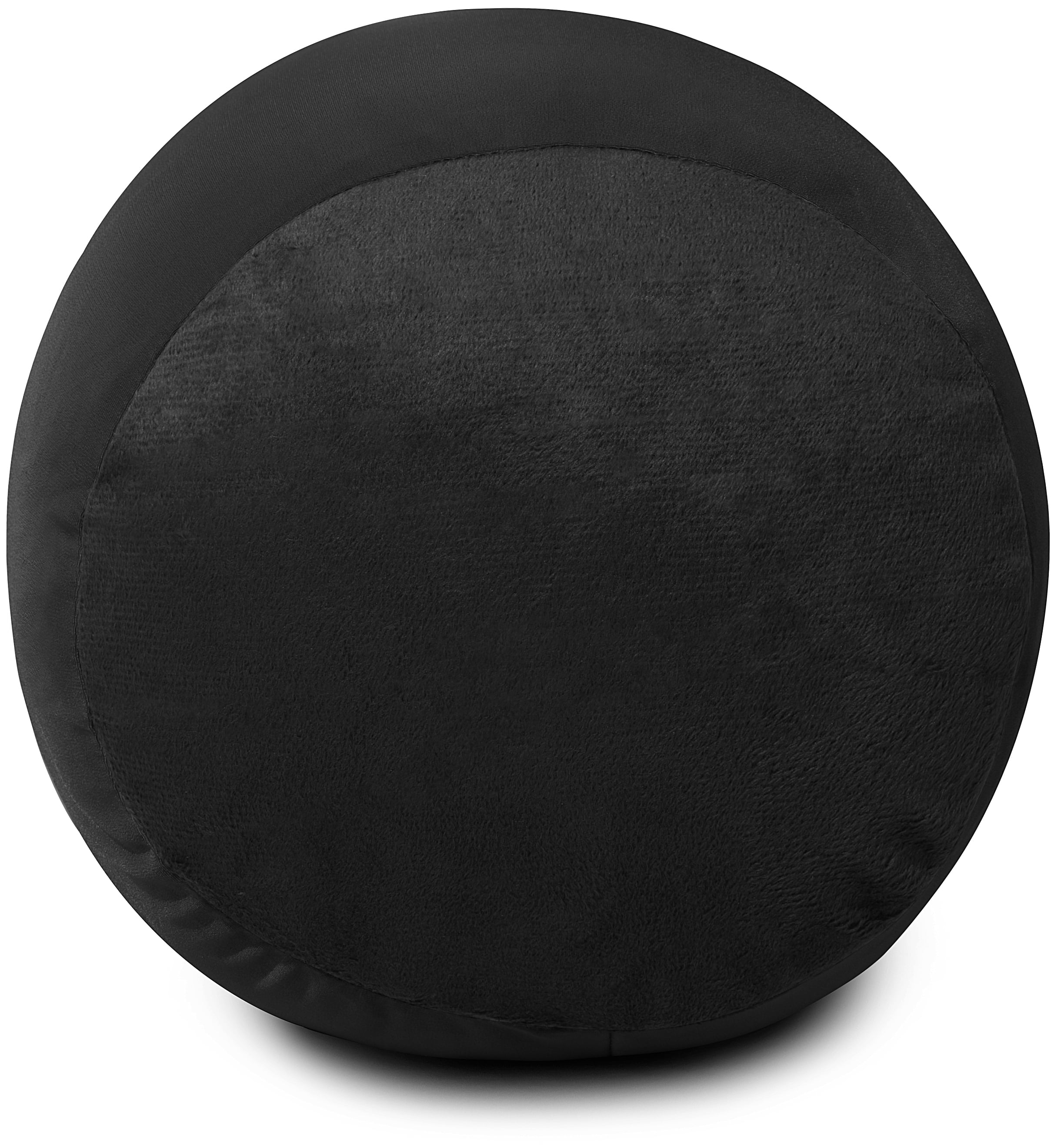 Cover For Microbead Body Pillow - Spandex (15%) / Nylon (85%) Blend - Hypoallergenic - Pillow Cover, Black