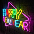 thumbnail image 2 of Letrero de neón decorativo LMSIGNLY Feliz Año Nuevo 40x30cm USB, 2 of 7