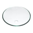 thumbnail image 1 of SFC Center SGE05004-1-C Évier de Cuisine Rond en Verre Artistique - Transparent, 1 of 1