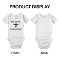 thumbnail image 3 of I'm Your Huckleberry Funny Baby Newborn Clothes Bodysuits, 3 of 5