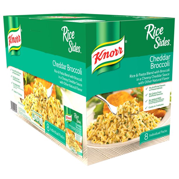 Knorr Rice Sides, Broccoli Cheddar, 5.7 Ounce (8 Pack)