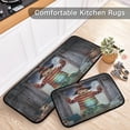 thumbnail image 5 of Halloween Witch Cat Kitchen Rugs 2 Pieces, Spooky Night Floor Mat Room Area Rug Washable Carpet Perfect for Living Room Bedroom Entryway Carpet Runner, 5 of 7