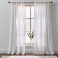 thumbnail image 2 of (2 pack) Better Homes & Gardens Embroidered Botanical Sheer Curtain, Single Panel, Vanilla Dream, 50" W x 108" L, 2 of 7