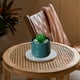 thumbnail image 4 of Elegante jarrón esmaltado para decoración de sala de estar, mueble de plástico para arreglos florales, utensilio moderno para flores secas, elegante soporte para florero, decoración para el, 4 of 7