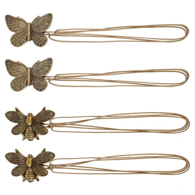 LOVEVER Embrasses de Rideau Résine Embrasse de Rideau Magnétique Porte-Rideau Abeille Volante Décoratif Papillon Attaches de Rideau Magnétiques Belle Embrasse de Rideau Embrasse de Rideau Embrasse