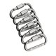 thumbnail image 4 of Mosquetón Clip Mosquetón Llavero Mosquetón De Bloqueo Mosquetón De Aluminio Forma De D Hebilla Paquete Llavero Clip Resorte Clip Llavero Clip Gancho Tornillo Puerta Hebilla Gris 6Pcs 1Pc Vogacara HA024323-02, 4 of 7