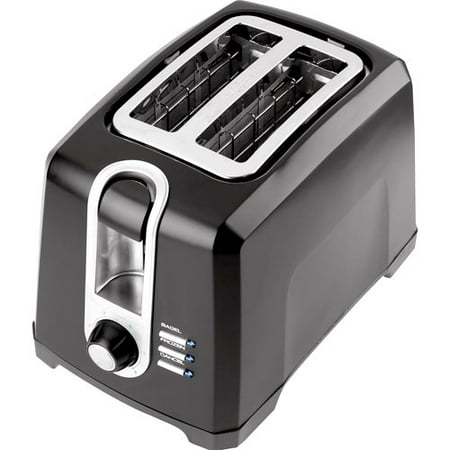 Black & Decker 2-Slice Toaster With Electronic Shade Control, Black