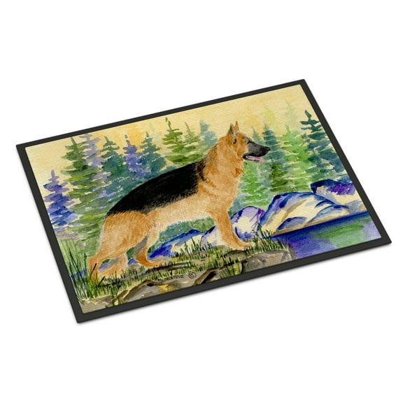 Carolines Treasures SS8129JMAT German Shepherd Doormat 24x36 36"L x 24"W multicolor