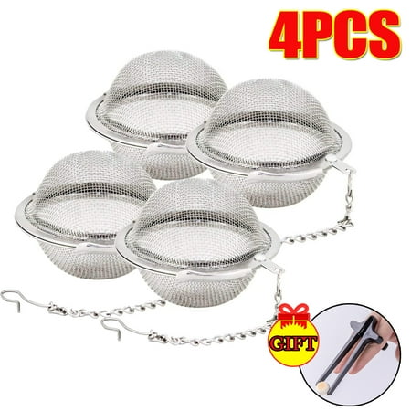 

Mesh Tea Cup Filter Stainless Steel Tea Strainer for Leaf Tea Infuser(4PCS)