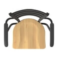 thumbnail image 3 of Holland Bar Stool  30 in. 415 Jackie Arms Swivel Bar Stool with Black Wrinkle & Natural Maple Seat, 3 of 3