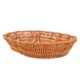 thumbnail image 3 of Cesta tejida para servir: cestas de pan de imitación de ratán, bandeja ovalada para aperitivos, frutas y repostería, ideal para cocina, restaurante, encimera, decoración del hogar., 3 of 7