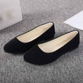 thumbnail image 2 of Daolelai Women's Fashion Solid Color Suede Casual Shoes Slip On Comfortable Shoes, 2 of 9