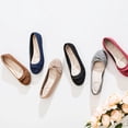 thumbnail image 5 of Women's Wide Width Ballet Flats - Round Toe Office Dressy Casual Shoes, 5 of 6