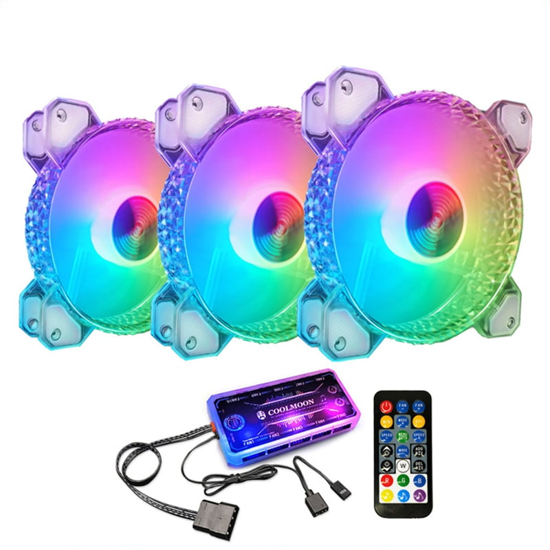 120mm Case Fan Cooler 5V 3PIN ARGB Fan Synchronization Computer Cooler