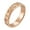 Rose Gold, variant on Women's Tulip Flower Rings Stainless Steel Exaggerated Band Jewelry Silver Size 7
