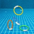 thumbnail image 5 of 4 Pack Pool Diving Toys Water Swim Toys Kids Pool Toys Colorful Pool Diving Rings Easy To Find And Grab, 5 of 5