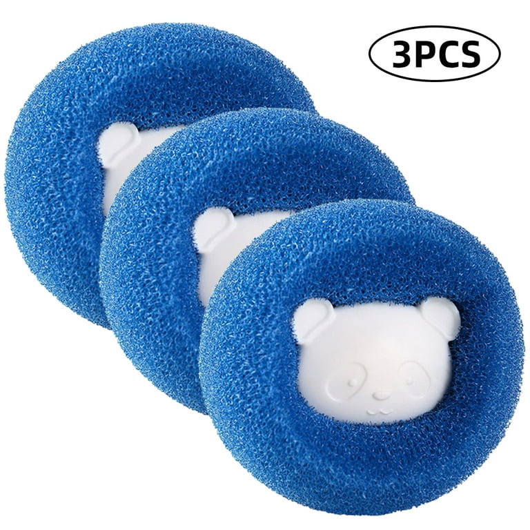 3pcs/6pcs Hair Remover For Laundry, Hair Remover Cleaning Washer Balls,  Hair Catcher For Clothing