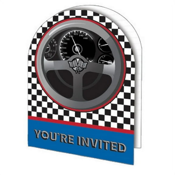 CEG 252355 Racing Invitations