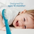 thumbnail image 3 of RADIUS Totz Toothbrush Extra Soft Brush BPA Free & ADA Accepted Designed for Delicate Teeth & Gums for Children 18 Months & Up - Green Blue Sparkle - Pack of 3, 3 of 9