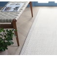 thumbnail image 4 of SAFAVIEH Martha Stewart Serenity Bordered Runner Rug, Ivory/Grey, 2'2" x 8', 4 of 5