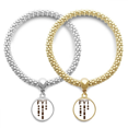 thumbnail image 1 of Morse Code Reference Points Lines Lover Bracelet Bangle Pendant Jewelry Couple Chain, 1 of 3