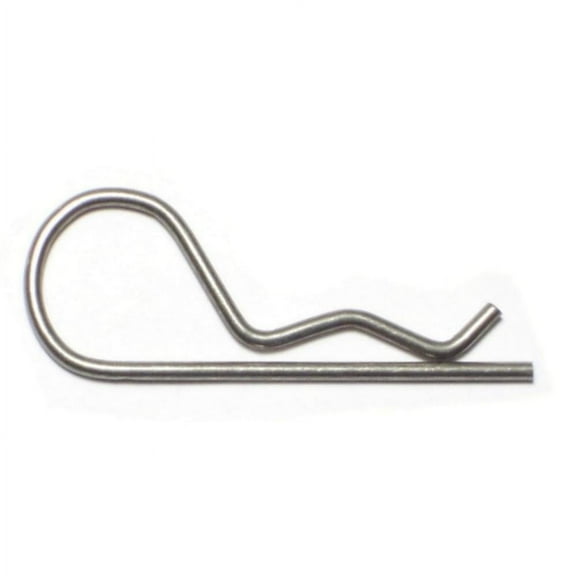 .072" x 1-7/8" 18-8 Stainless Steel Hitch Pin Clips HPCSS-052 (10 pcs.)