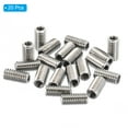 thumbnail image 3 of Uxcell Thread Adapters Sleeve Reducing Nut M6x1.0 Male to M4x0.7 FeMale to Repair Insert Nut Screw Reducer 12mm 20 Pcs, 3 of 5