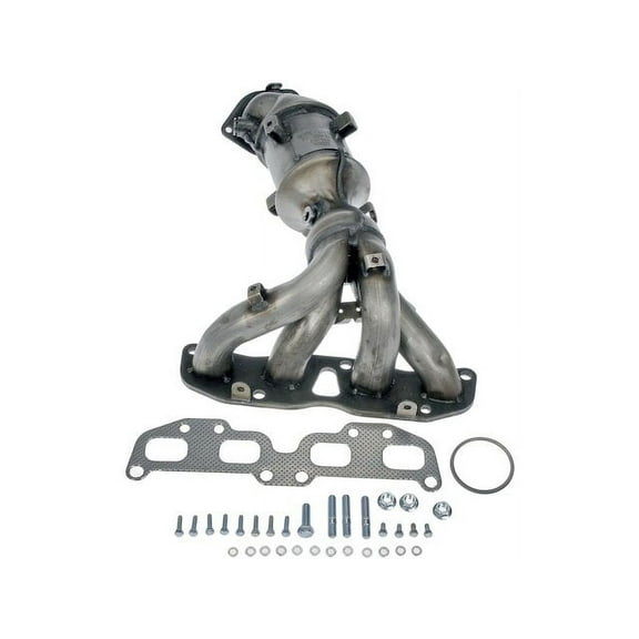 Exhaust Manifold with Integrated Catalytic Converter - Compatible with 2008 - 2013 Nissan Rogue 2.5L 4-Cylinder 2009 2010 2011 2012