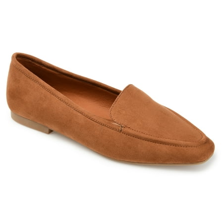 

Journee Collection Womens Tullie Slip On Square Toe Loafer Flats