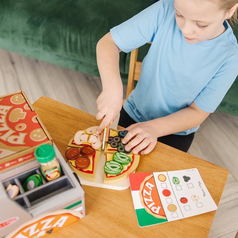 Melissa & Doug Top & Bake Wooden Pizza Counter, 41 Pieces photo 7