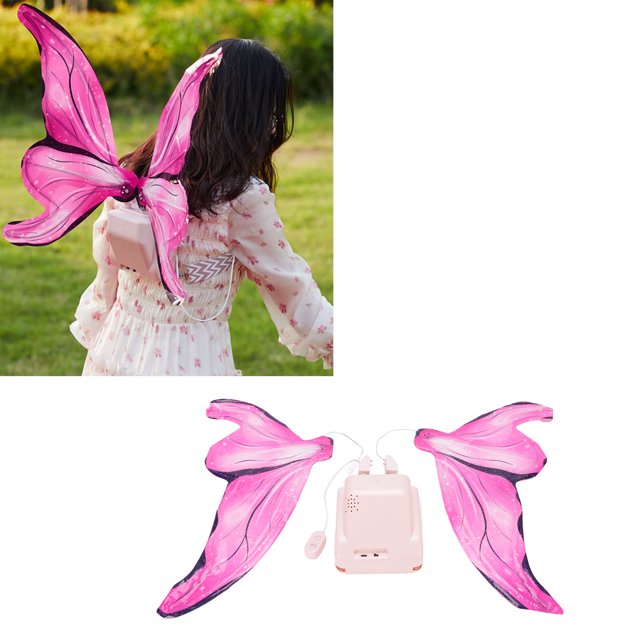 Ailes Électriques pour Enfants Ailes Lumineuses Colorées pour Déguisement