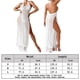 thumbnail image 2 of Faldas largas Mujeres Halter Long Beach Vestidos Sexy Tassel Hem Trajes de baño Encubrimientos (Blanco M) Cgtredaw Blanco T M para Mujer, 2 of 7