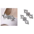thumbnail image 2 of uds de 1 paquete de zapatos de diamantes de imitación hebilla moda elegante Clips para zapatos para decorar Feliz Sencillez, 2 of 5