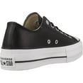 thumbnail image 3 of Converse Chuck Taylor All Star Lift Plateforme LO Femmes, Espadrilles Cuir Noir, 3 of 5