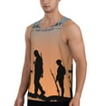 thumbnail image 2 of Fuzoiu Anzac Day Print Men's Workout Tank Tops,Sleeveless Gym Shirt Quick Dry,Fitness Bodybuilding T-Shirt,Muscle Athletic Workout Tee-XX-Large, 2 of 7