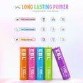 thumbnail image 3 of EBL AAA Rechargeable Batteries, 10 Pack 1100mAh 5colors 1.2V Ni-Mh Triple AAA Battery, 3 of 6