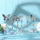 thumbnail image 4 of Atrapasueños de cristal de mariposa, máquina colgante de arcoíris de cristal para decoración de ventana, hogar y jardín, 4 of 5