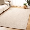 thumbnail image 2 of SAFAVIEH Ebony Magdalena Solid Area Rug, Beige/Ivory, 6' x 6' Square, 2 of 10