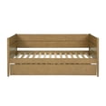 thumbnail image 5 of LHYY Wooden Twin Daybed With Trundle,Natural, 5 of 8