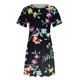 thumbnail image 4 of Mini vestido de playa con estampado floral de manga corta y cuello redondo bohemio informal sexy de verano para mujer Pompotops  hdfakjf2472, 4 of 4
