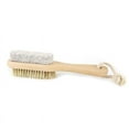 thumbnail image 1 of Wmool Foot Brush with Wooden Handle and Pumice Stone For Exfoliation, 1 of 8