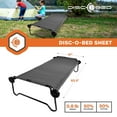 thumbnail image 5 of Disc-O-Bed 2XL Cot Sheet for Portable Folding Bed Systems and Camping, Grey, 5 of 12