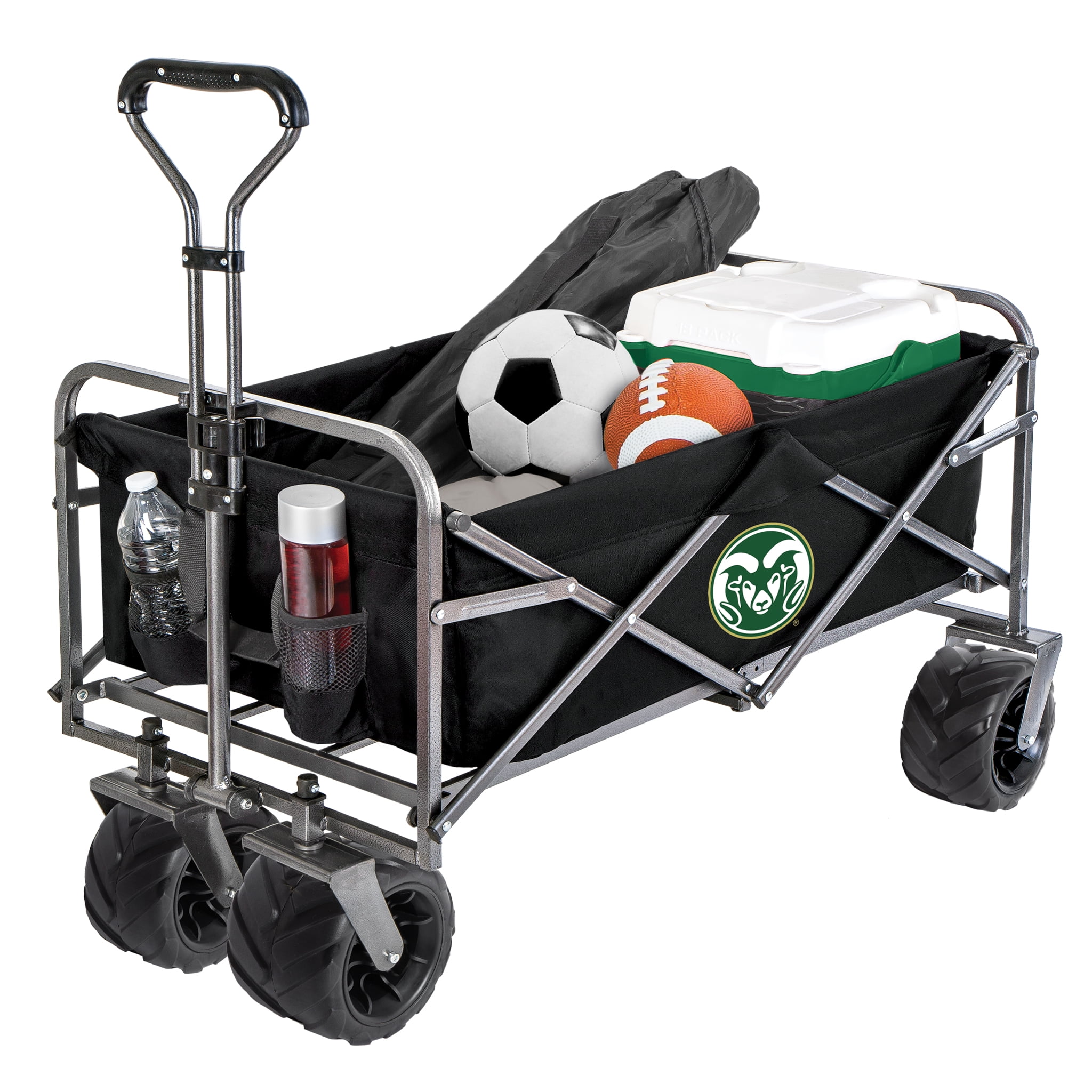 Smart Design Collegiate Heavy Duty Sports Wagon- Colorado State Rams