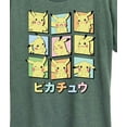 thumbnail image 3 of Pokémon - Pastel Pikachu Expression Grid  - Women's Short Sleeve Graphic T-Shirt, 3 of 5