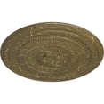 thumbnail image 3 of Ekena Millwork 26 1/4"OD x 1 1/2"P Pearl Ceiling Medallion (Fits Canopies up to 1 7/8"), Hand-Painted Mississippi Mud Crackle, 3 of 5