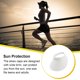 thumbnail image 3 of Sonducket Sombreros para el sol Protección Clip-On Gorras Visera de lino Ajustable Grandes aleros Parte vacía Color sólido Regalo deportivo Sombreros blanco Sonducket AP010232-03, 3 of 6