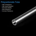 thumbnail image 4 of Uxcell Plastic Pipe Rigid Round Tube Clear 0.23" ID x 0.31" OD x 9.6" High Impact for Lighting Models Water Plumbing 5Pcs, 4 of 7