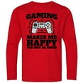 thumbnail image 3 of Inktastic Gaming Makes Me Happy Long Sleeve Youth T-Shirt, 3 of 5