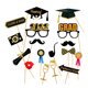 thumbnail image 5 of 28 Uds. Anteojos de papel de graduación 2022 gafas con purpurina accesorios para fotos escuela TFixol  Accesorios para fotos, 5 of 7